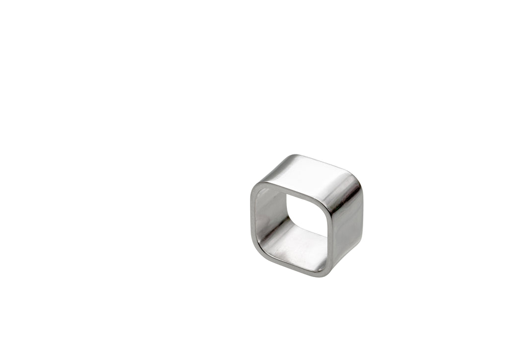 Square Silver Ring